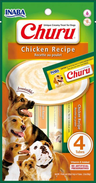 Inaba Dog Churu Tubes Chicken 6Ct-2Oz