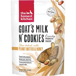 The Honest Kitchen Dog Goats Milk N Cookies Peanut Butter and Honey 8oz.