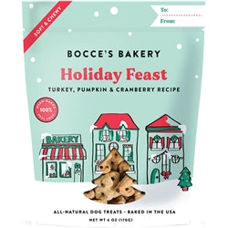 BOCCE'S DOG SOFT CHEW HOLIDAY 6OZ