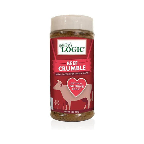 Natures Logic Dog Grain Free Beef Crumble Topper 8oz.