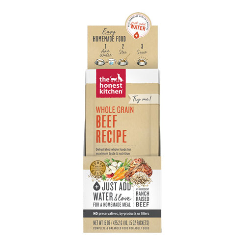 The Honest Kitchen Dog Dehydrated Beef 1.75Oz 10 Count