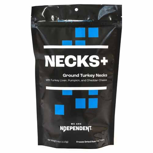 Ndependent Dog Necks  Freezedried Groundependent Tukey 4oz.