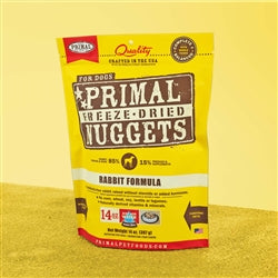 PRIMAL DOG FREEZE-DRIED NUGGETS RABBIT 5.5oz