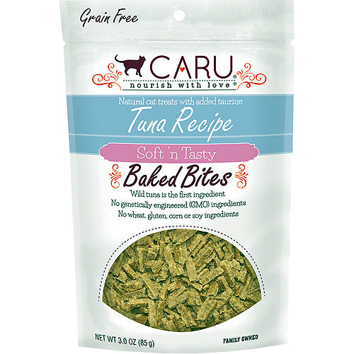 Caru Cat Bites Natural Tuna Recipe 3Oz