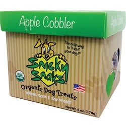 Snicky Snaks Usda Certified Organic Apple Cobbler Treat, 12Lb Bulk Box 