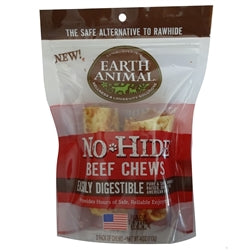 Earth Animal No Hide Beef Chews Dog Treats;Small ; 2 Pack