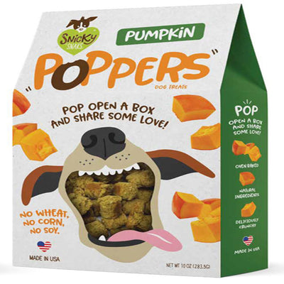 Etta Says! Snicky Snacks Dog Poppers Pumpkin 10 Oz