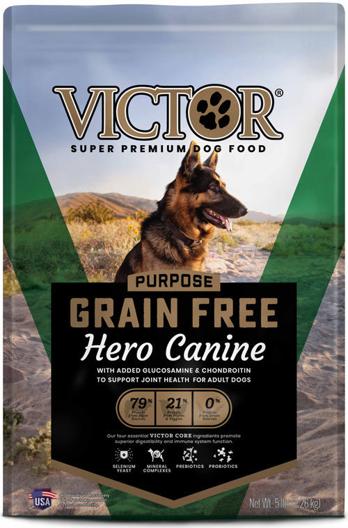 Victor Super Premium Dog Food Grain Free Hero Canine 5 lb