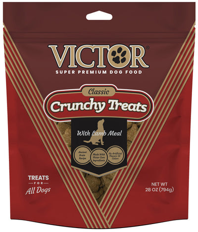 Victor Super Premium Dog Food Classic Crunchy Dog Treats with Lamb Meal 28 oz