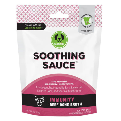 Stashios Soothing Sauce Bulk Immunity Beef 3oz.