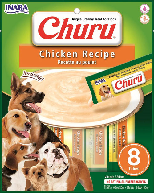 Inaba Dog Churu Chicken 6Ct-5.6Oz