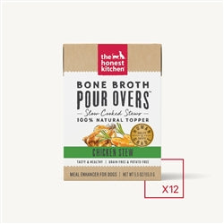 The Honest Kitchen Dog Pour Bone Broth Chicken 5.5 Oz. (Case Of 12)