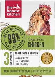 The Honest Kitchen Dog 99% Turkey Meal Booster Wet Dog Food 5.5Oz Carton