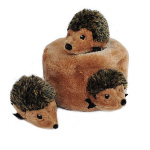 ZippyPaws Zippy Burrow Dog Toy Hedgehog Den 1ea-Md