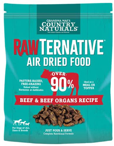 Grandma Maes Country Naturals RawTernative Air Dried Dry Dog Food Beef and Beef Organs 1ea-1 lb