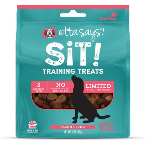 Etta Says Sit! Training Treats Bacon Recipe; Wt 6Oz