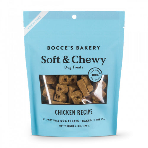 Bocces Bakery Dog Soft and Chewy Chicken 6Oz.