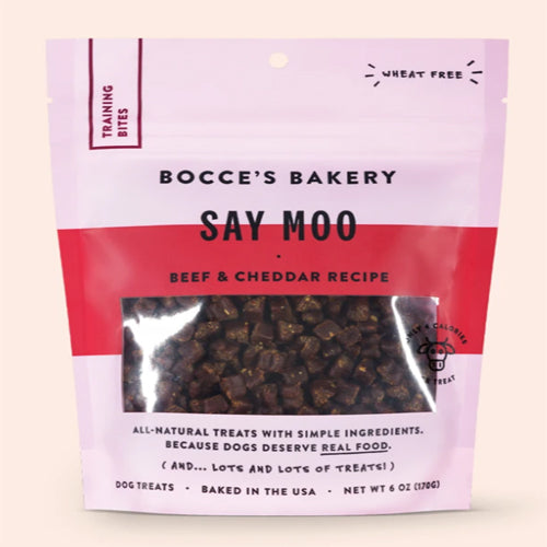 Bocces Bakery Dog Training Say Moooo 6Oz