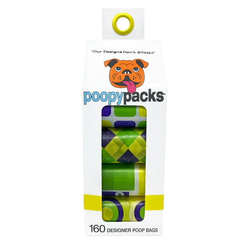 Metro Paws Poopy Packs Yellow Poop Bag 8Ct