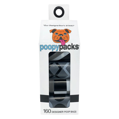 Metro Paws Poopy Packs Black Poop Bag 8Ct