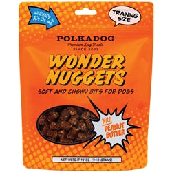 Polka Dog Bakery Dog Wonder Nuggets Peanut Butter 12Oz