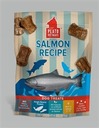 Plato Dog Treats Salmon Strips 6Oz