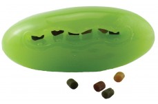 Starmark Pickle Pocket Treat Ball Toy Green; 1ea-One Size