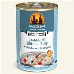 Weruva Dog Grandmas Chicken Soup with Chicken and Veggies 14oz. Case Of 12