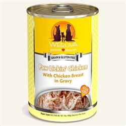 Weruva Dog Paw Lickin Chicken with Chicken Breast in Gravy 14oz. Case Of 12