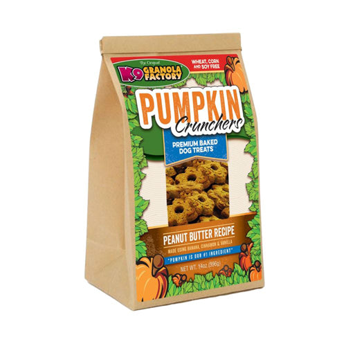 K9 Granola Pumpkin Crunchers; Peanut Butter and Banana 14oz 