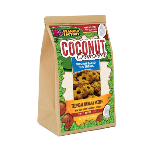 K9 Granola Coconut Crunchers; Tropical Banana 14oz 