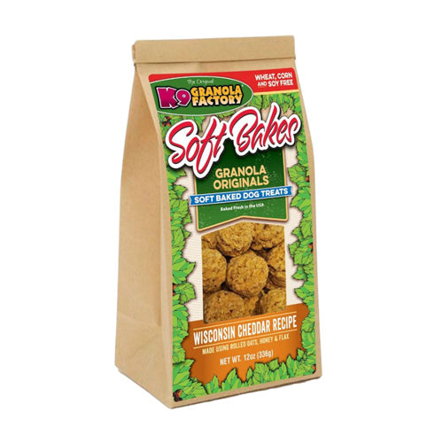 K9 Granola Soft Bakes; Wisconsin Cheddar 12oz 