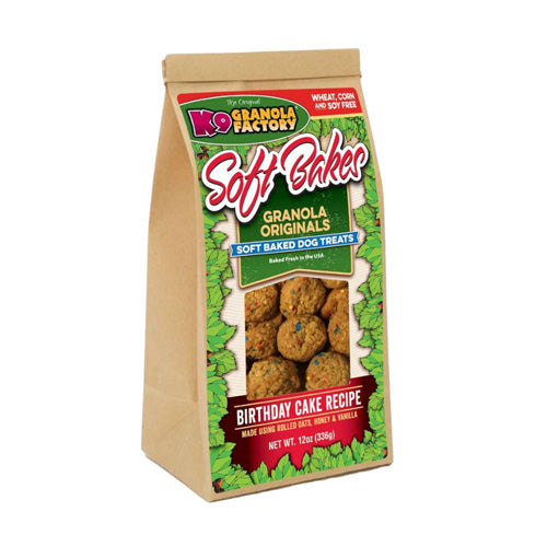 K9 Granola Soft Bakes; Birthday Cake 12oz 