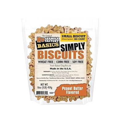 K9 Granola Simply Biscuits; Small Peanut Butter 1Lb 