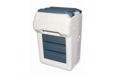 Bergan Aut-o-Dine 25 Automatic Food Dispenser Beige; Navy