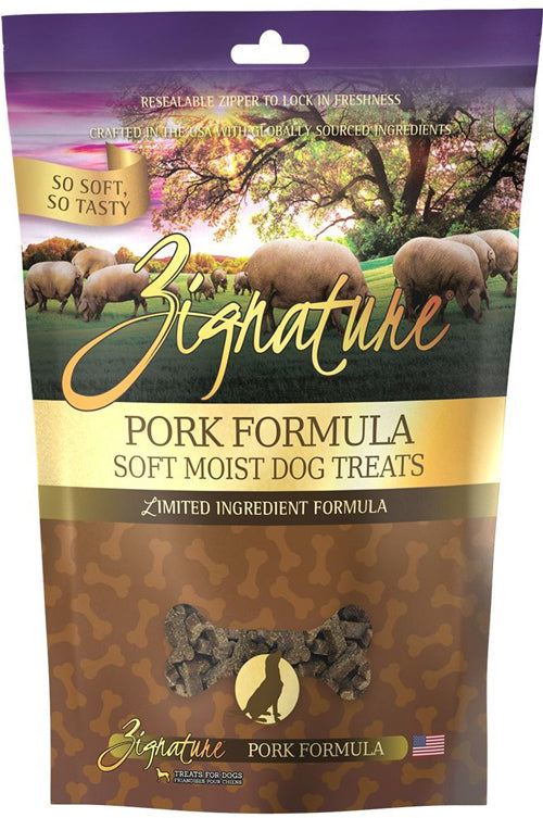 Zignature Dog 4oz. Pork Soft Moist Treat