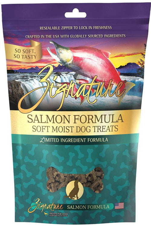 Zignature Dog 4oz. Salmon Soft Moist Treat