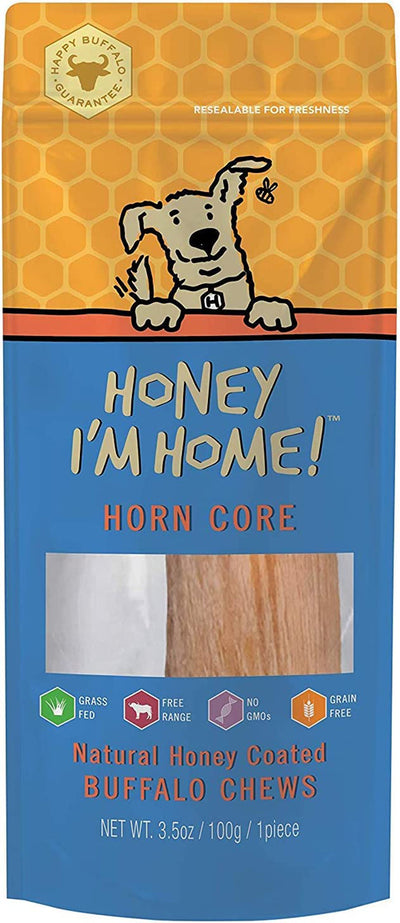 Honey Im Home Dog Buffalo Horn Core