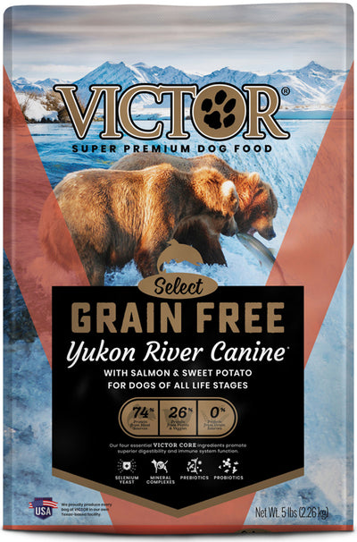 Victor Super Premium Dog Food Grain Free Yukon River Canine 5 lb