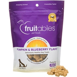 Fruitables Crunchy Baked Dog Treats-Pumpkin-Blueberry; 1ea-7 oz