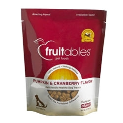 Fruitables Crunchy Baked Dog Treats Pumpkin Cranberry; 7 oz