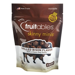 Fruitables Skinny Minis Soft Dog Treats-Grilled Bison; 1ea-5 oz