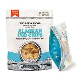 Polka Dog Bakery Dog COD Chips Pouch 3.5oz.